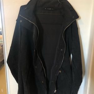 Oversized corduroy black Jacket